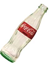 Empty promille bottle